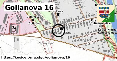 Golianova 16, Košice