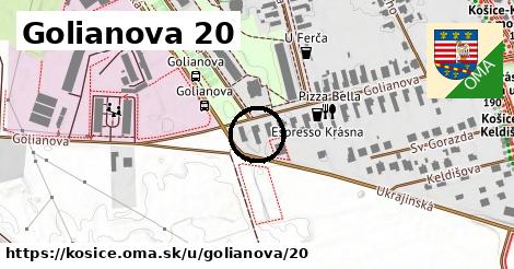 Golianova 20, Košice