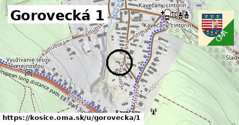 Gorovecká 1, Košice