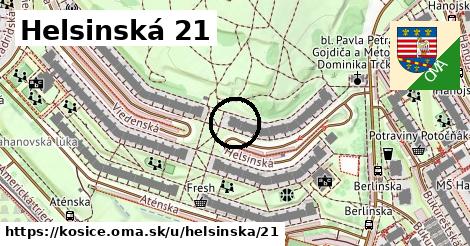 Helsinská 21, Košice