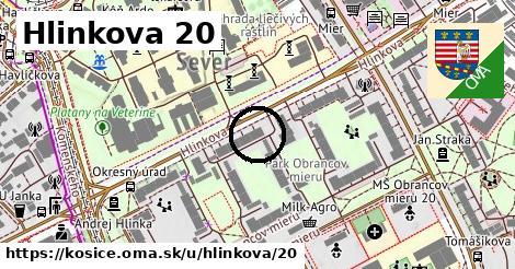 Hlinkova 20, Košice