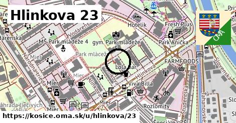 Hlinkova 23, Košice