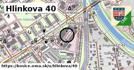 Hlinkova 40, Košice