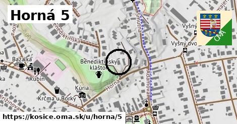 Horná 5, Košice
