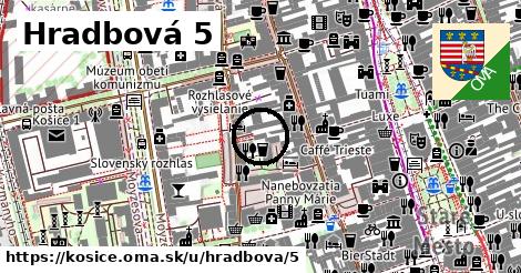 Hradbová 5, Košice