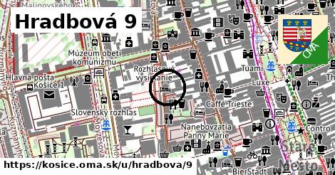 Hradbová 9, Košice