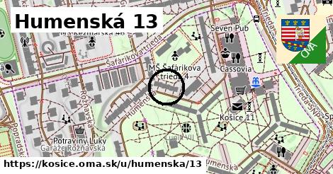 Humenská 13, Košice