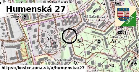 Humenská 27, Košice