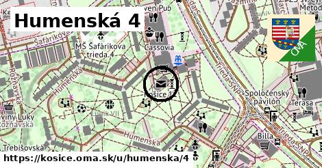 Humenská 4, Košice