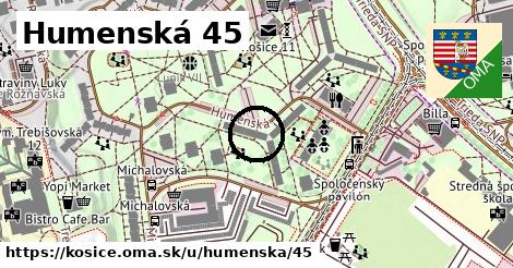 Humenská 45, Košice