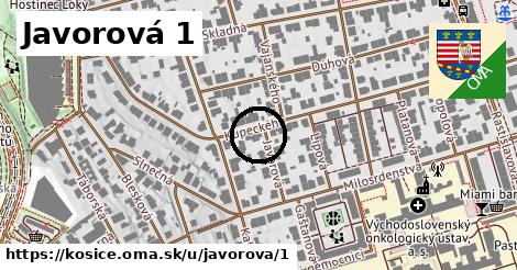 Javorová 1, Košice