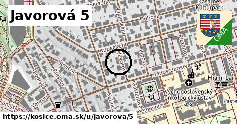 Javorová 5, Košice