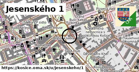 Jesenského 1, Košice