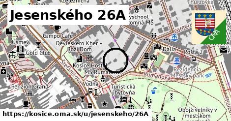 Jesenského 26A, Košice