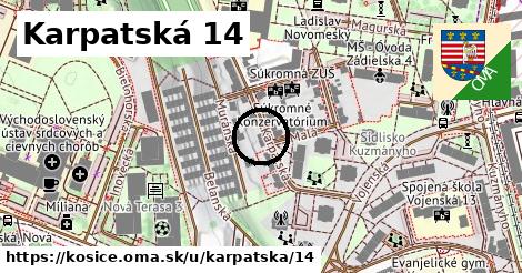 Karpatská 14, Košice