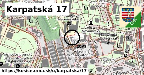 Karpatská 17, Košice