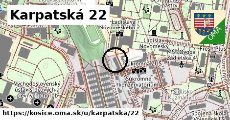 Karpatská 22, Košice
