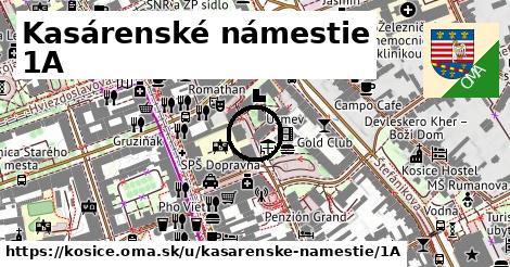 Kasárenské námestie 1A, Košice