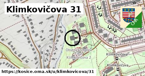 Klimkovičova 31, Košice