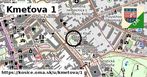 Kmeťova 1, Košice