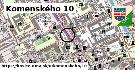 Komenského 10, Košice