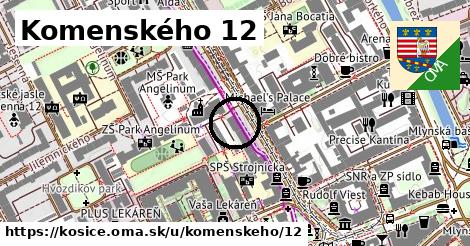 Komenského 12, Košice