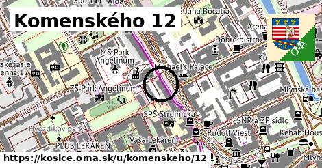 Komenského 12, Košice