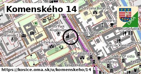 Komenského 14, Košice