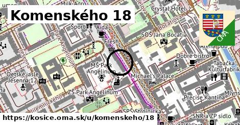 Komenského 18, Košice