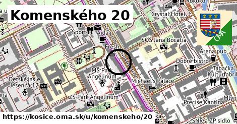 Komenského 20, Košice