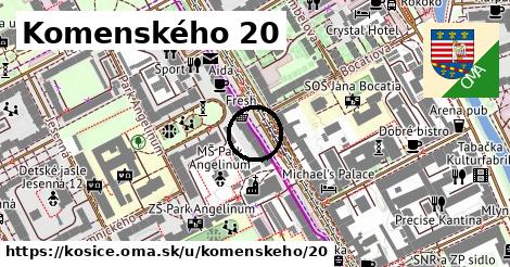 Komenského 20, Košice