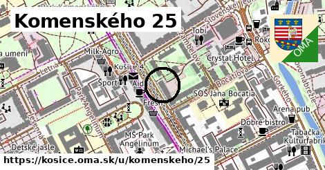 Komenského 25, Košice