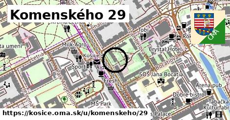 Komenského 29, Košice