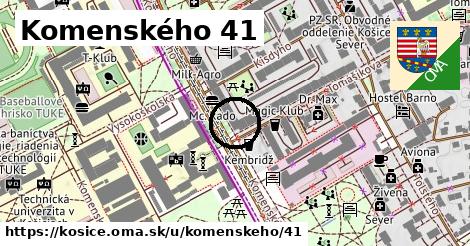 Komenského 41, Košice