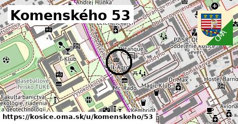 Komenského 53, Košice