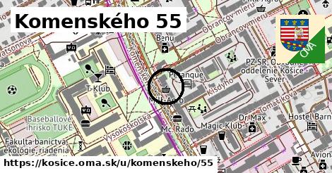 Komenského 55, Košice