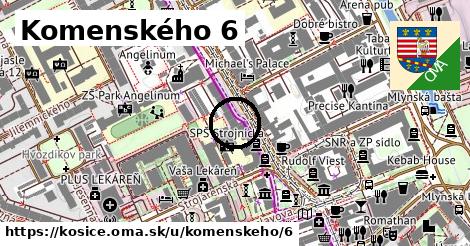 Komenského 6, Košice