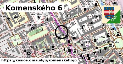 Komenského 6, Košice