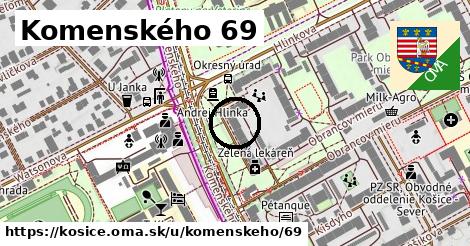 Komenského 69, Košice