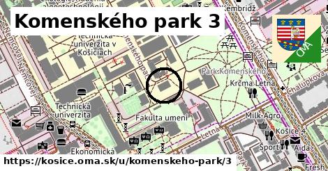 Komenského park 3, Košice