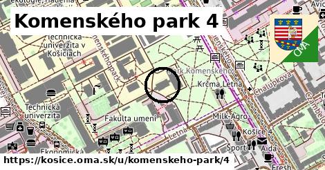 Komenského park 4, Košice