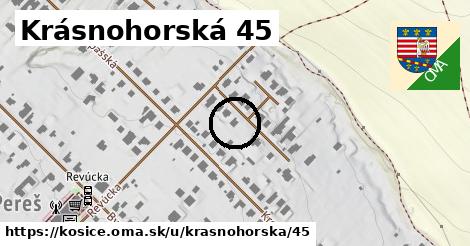 Krásnohorská 45, Košice