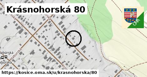 Krásnohorská 80, Košice