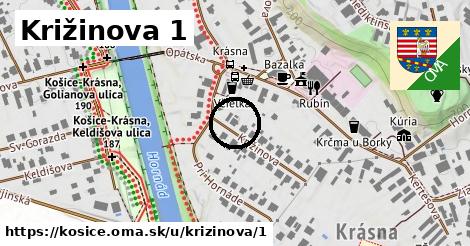 Križinova 1, Košice