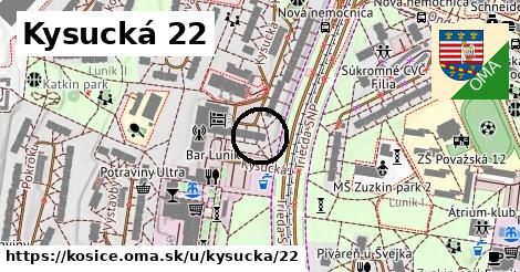 Kysucká 22, Košice
