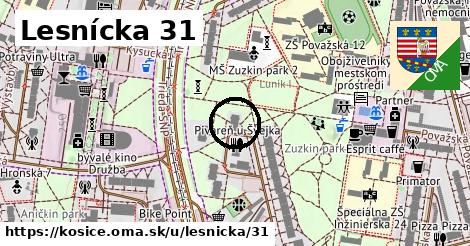 Lesnícka 31, Košice