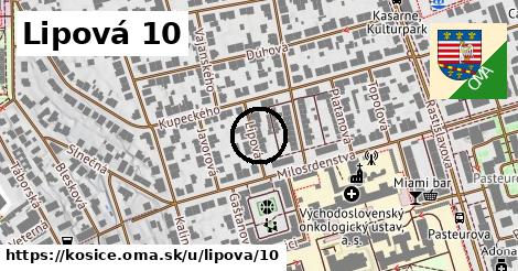 Lipová 10, Košice