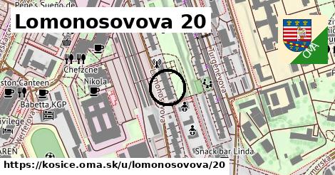 Lomonosovova 20, Košice