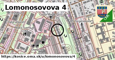 Lomonosovova 4, Košice