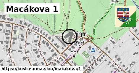 Macákova 1, Košice